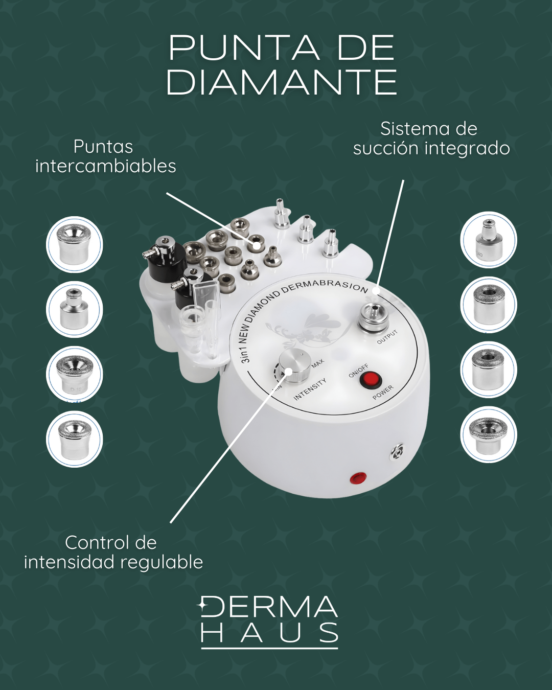 Microdermoabrasión Punta De Diamante Profesional Peeling Mli
