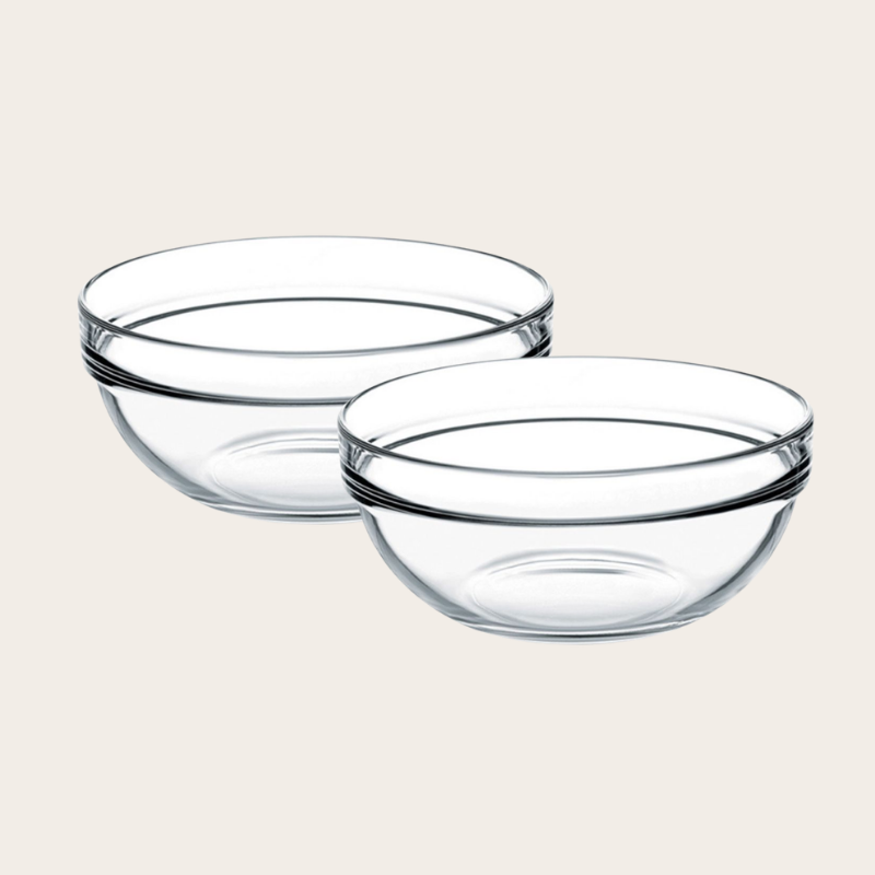 2 Mini Bowls de Vidrio