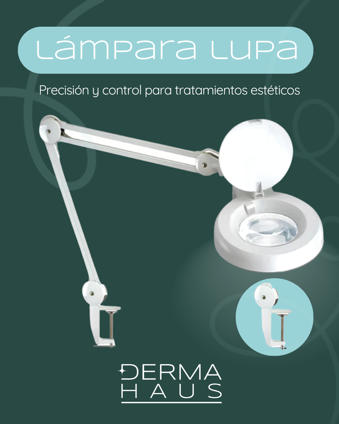 Lupa con Brazo para Consultorio