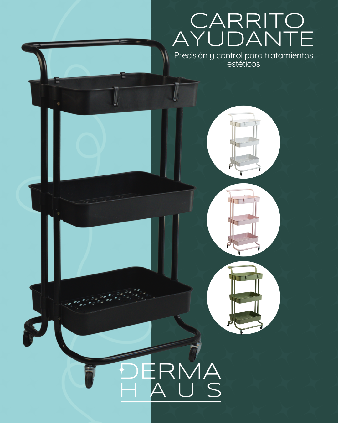 Carrito Ayudante para Consultorio